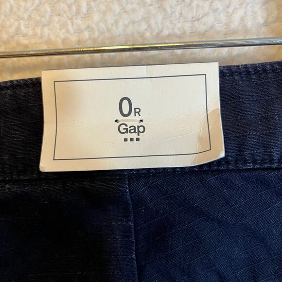 NEW GAP 0R navy blue pants size 0 preowned excellent condition new with tags - Picture 5 of 9